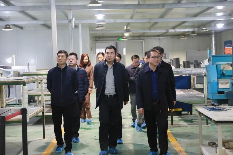 廣西北部灣國際港務集團有限公司黨委委員、副總經理馬正國一行蒞臨隆華考察交流